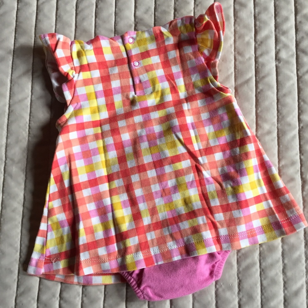 NWOT Isaac Mizrahi infant sundress & hat - Picture 2 of 6