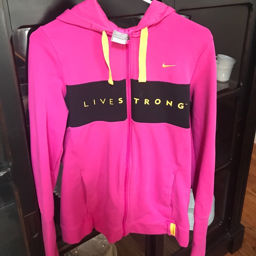 Live strong Nike hoodie