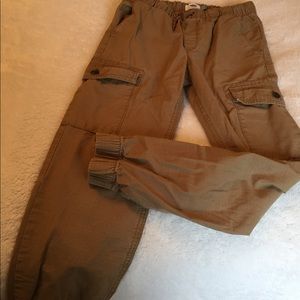 Boys Khaki Jogger Pants