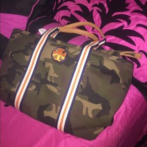 Tory Burch Camo Tote Bag