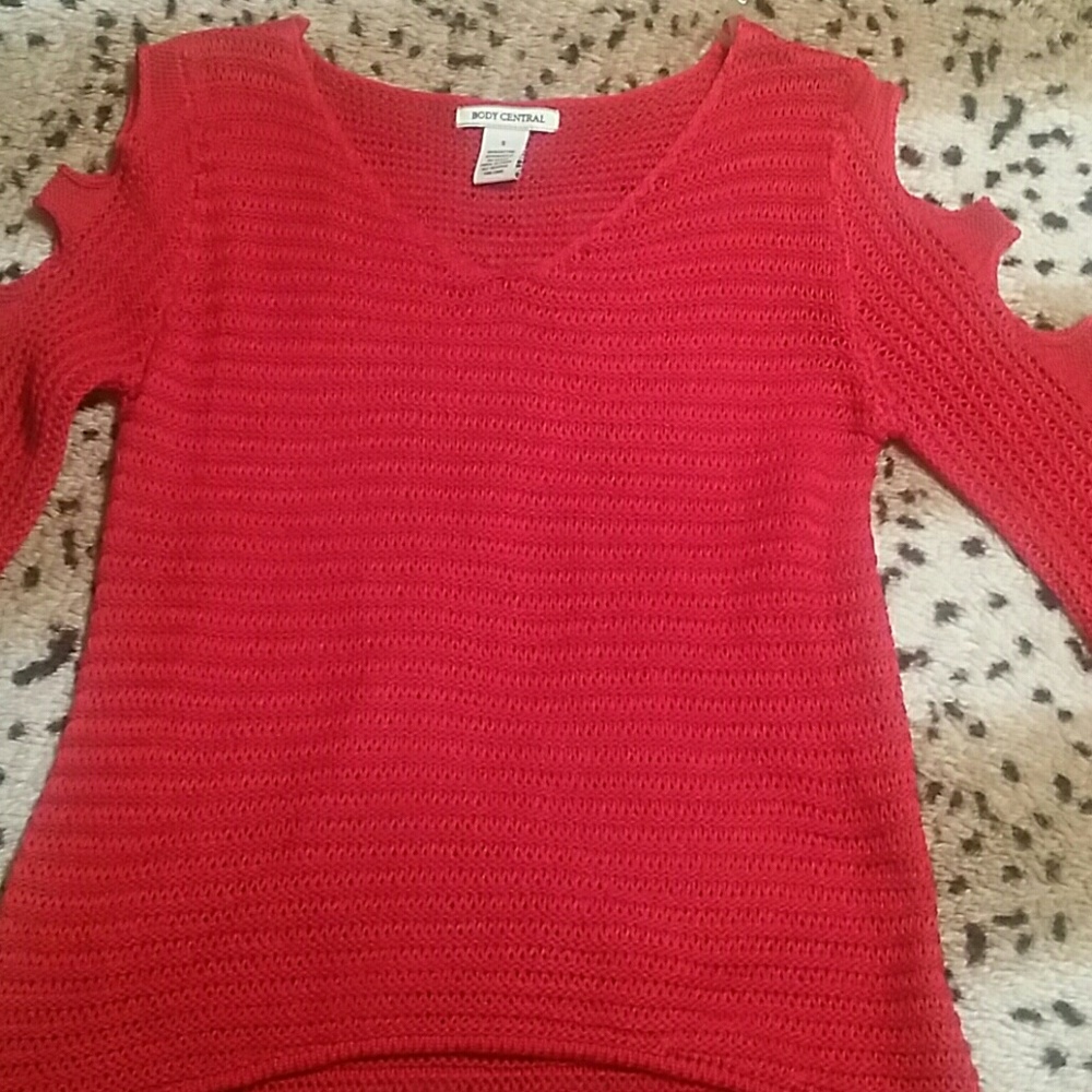 Body central red sweater