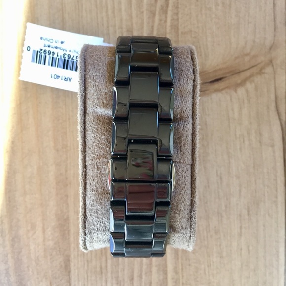Emporio Armani Black Ceramic Watch - Unisex main image 4