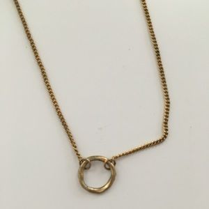 Bronze Circle Necklace