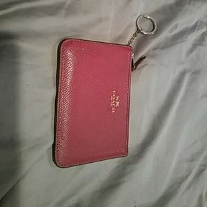 Coach key ring wallet