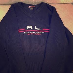 Mens polo sweater
