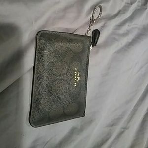 Coach key ring wallet