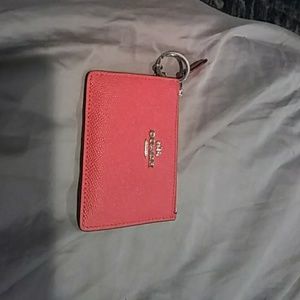 Coach pink mini skinny