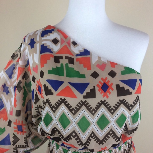 Ya Los Angeles Sz S One Shoulder Dress - Picture 2 of 8