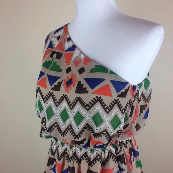 Ya Los Angeles Sz S One Shoulder Dress - Picture 3 of 8