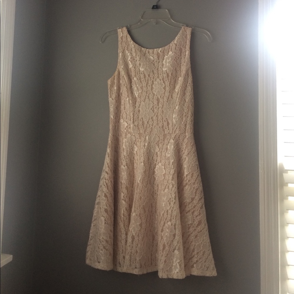 Champagne colored dress