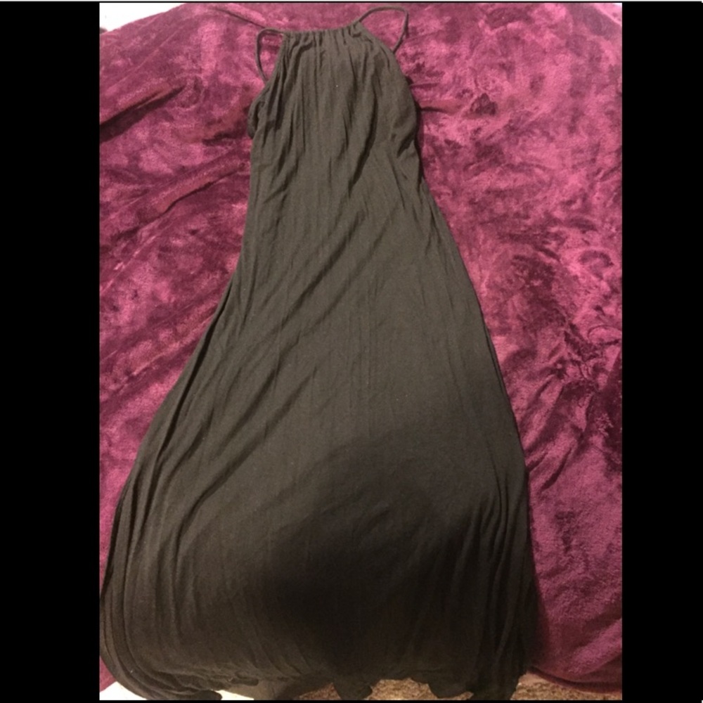 Black Foreign Exchange maxi dress