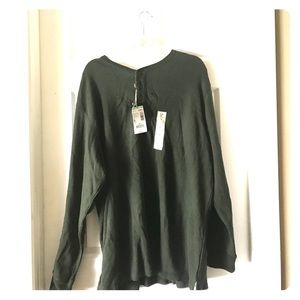 Men’s thermal Henley XL