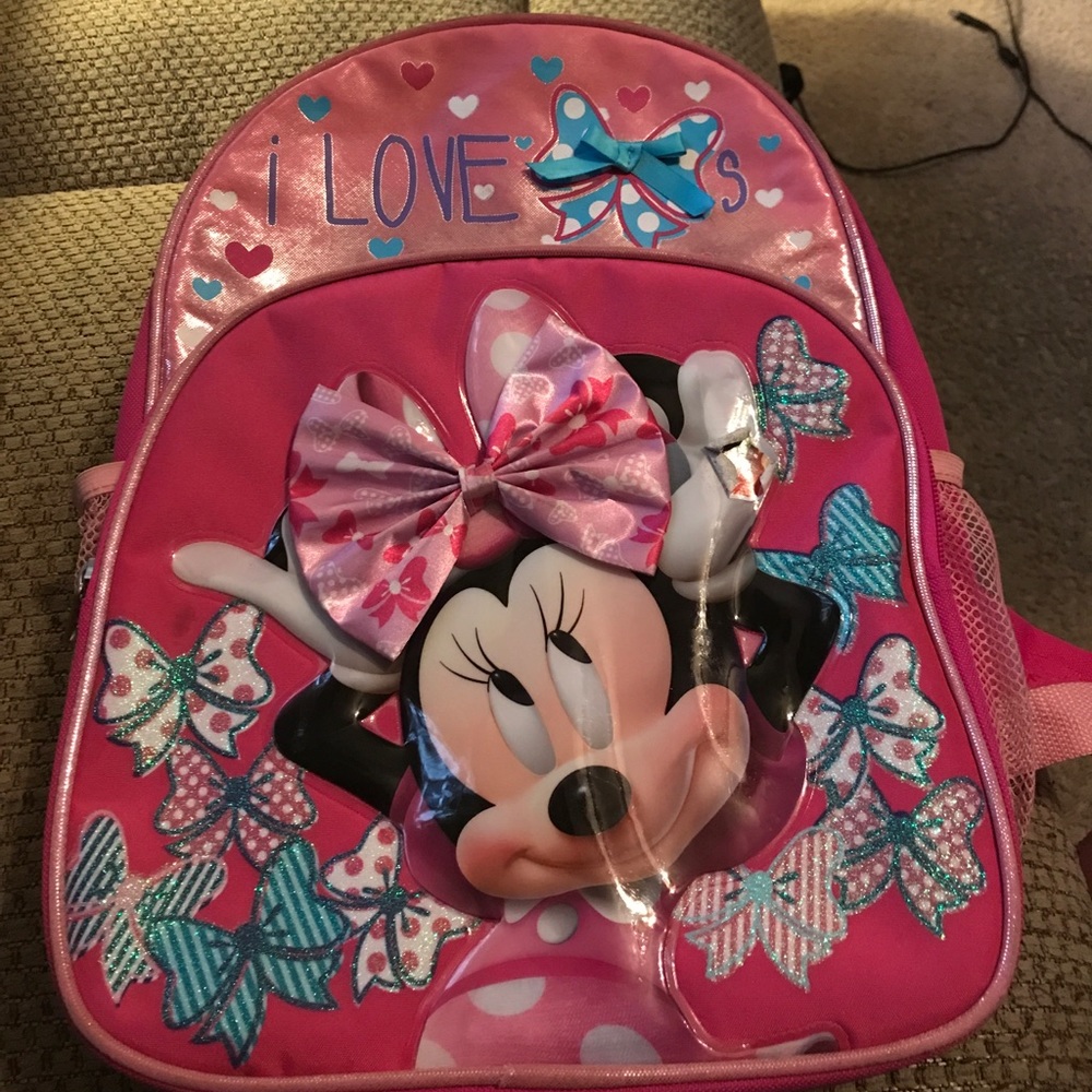 Toddler minnie bookbag