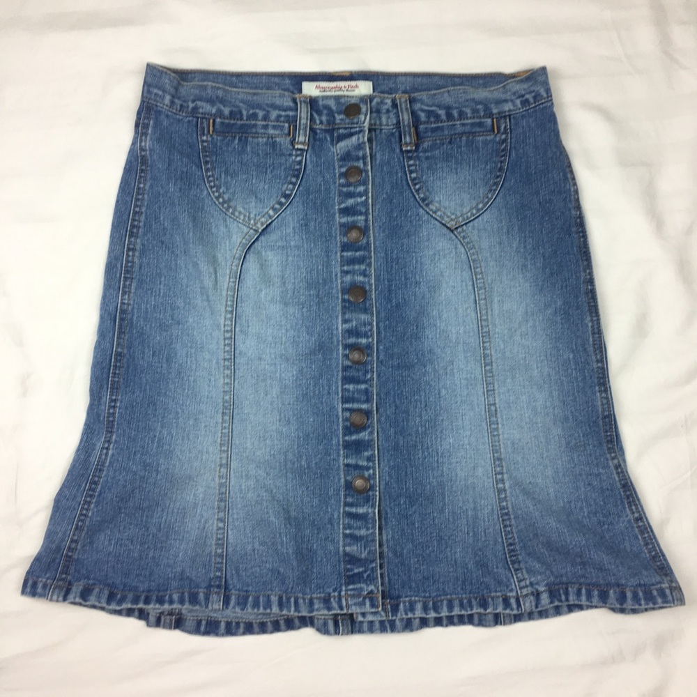 Abercrombie & Fitch Jean Skirt