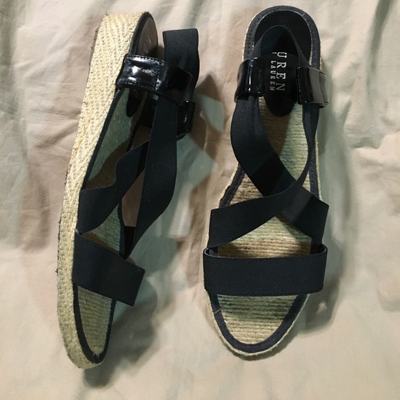 Lauren Ralph Lauren Shoes - Ralph Lauren Espadrilles Wedge Sandals 8.5 8 1/2