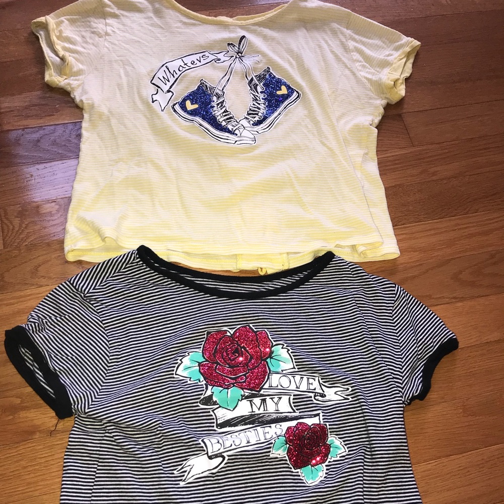 Justice crop tops
