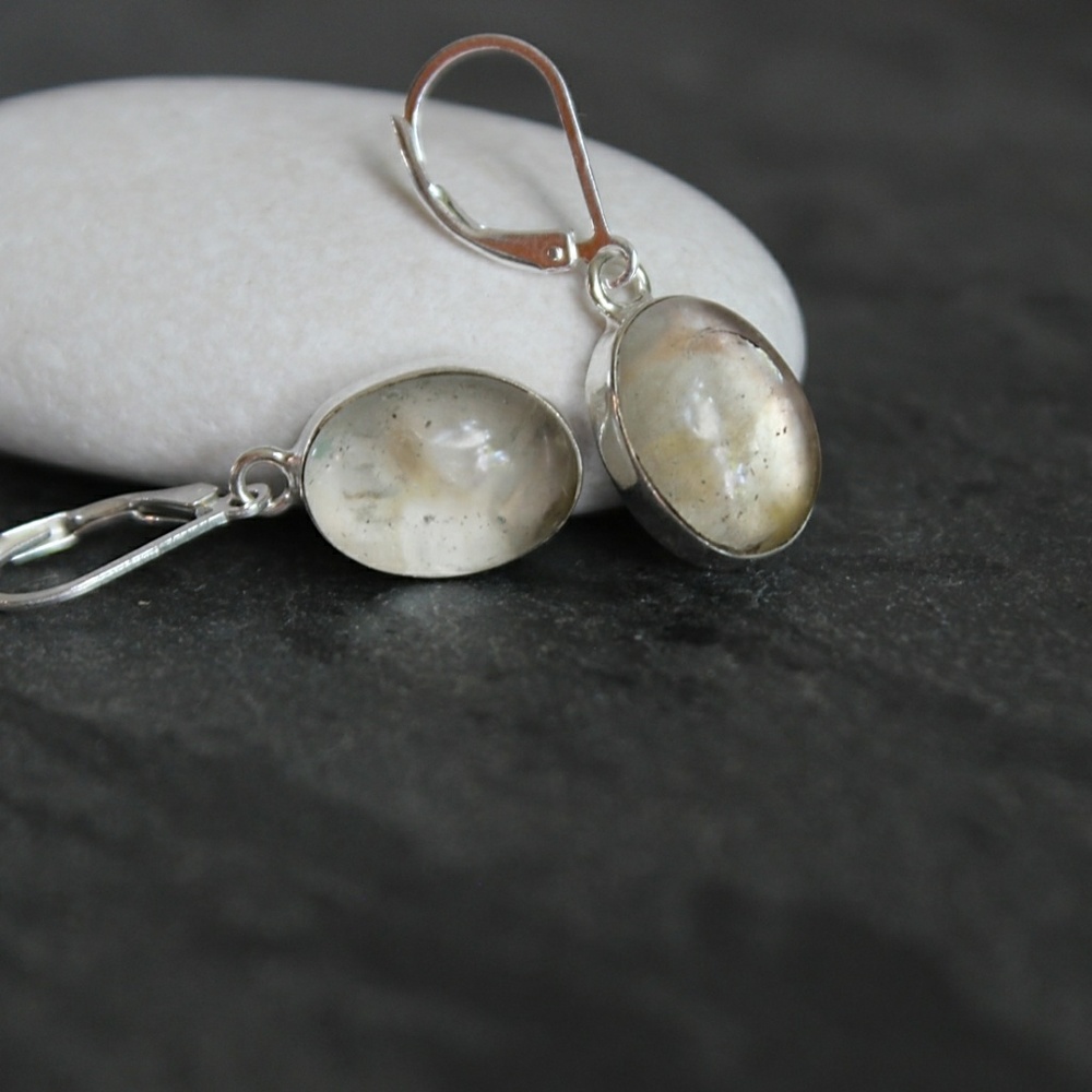 Topaz Sterling Silver Earrings