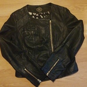 Leather Moto Jacket