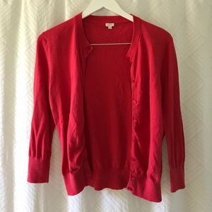 J. Crew 3/4 sleeve cardigan. Size Medium.