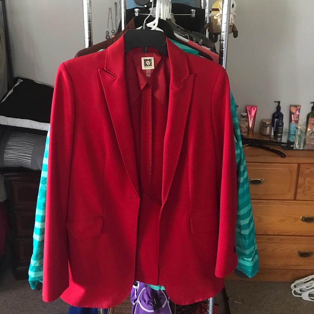 Anne Klein boyfriend suit jacket