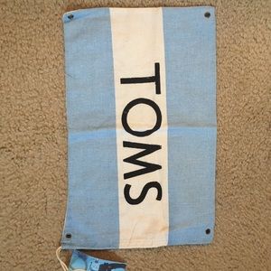 NEW TOMS dust bag