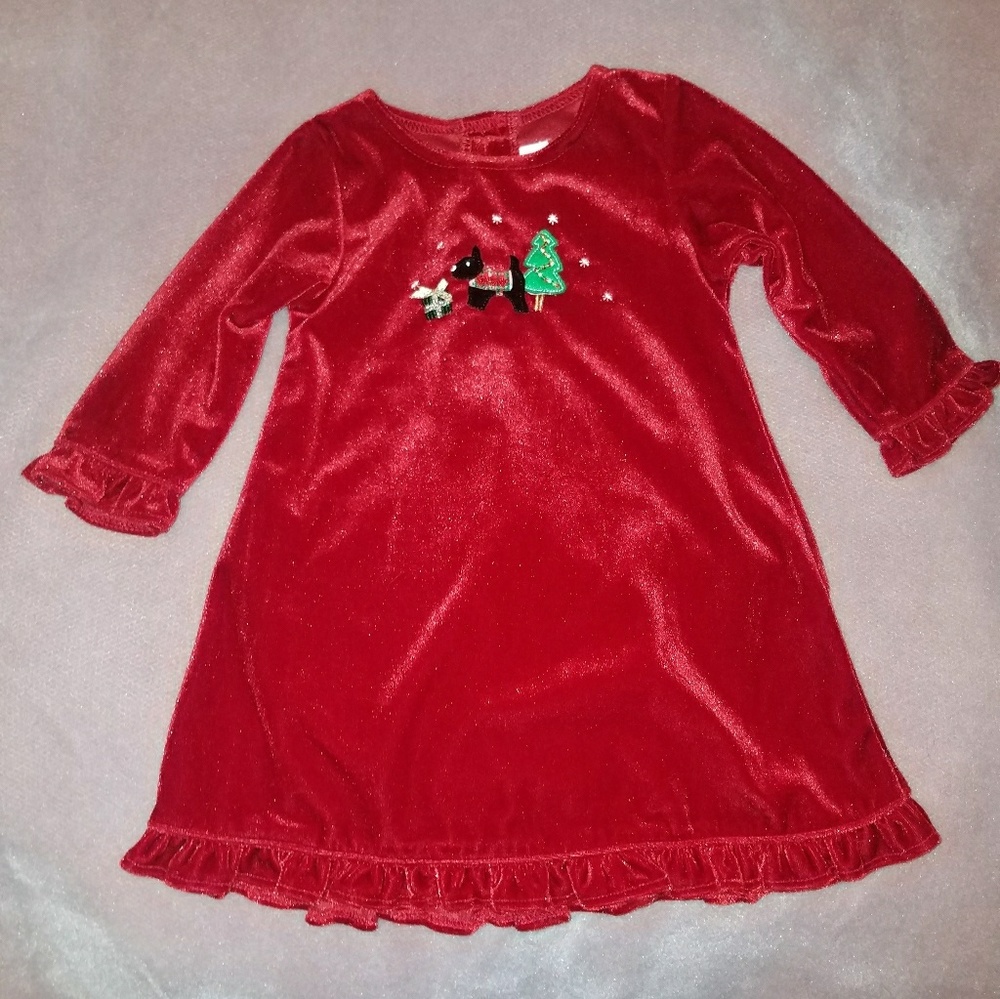 Sophia Rose velour dress