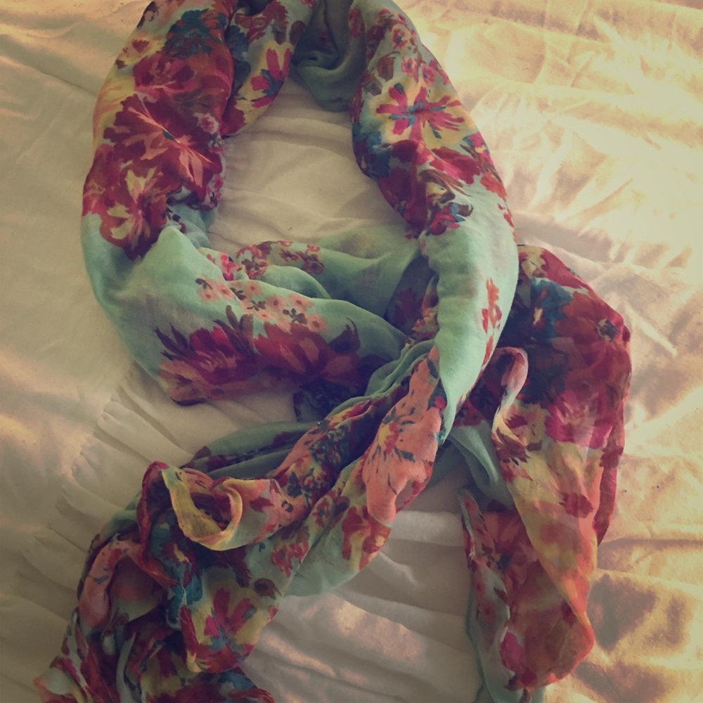 Floral scarf