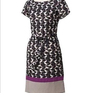 Shift Dress can be worn with or without belt.