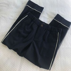 J. Crew Navy Pajama Dress Pants