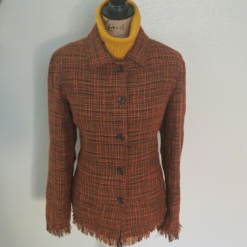 EUC Tweed Lined Blazer
