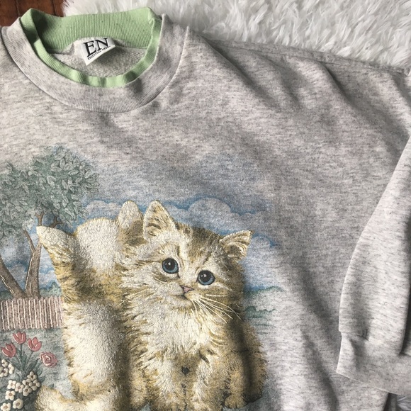 kitten sweatshirt