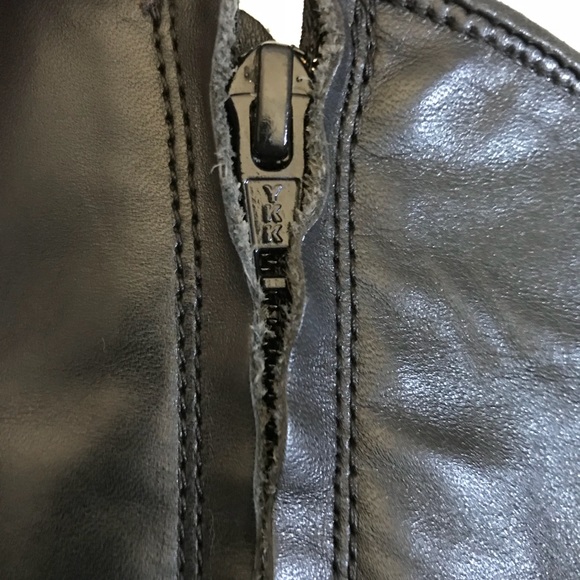 Leather Moto Boots - Picture 3 of 7