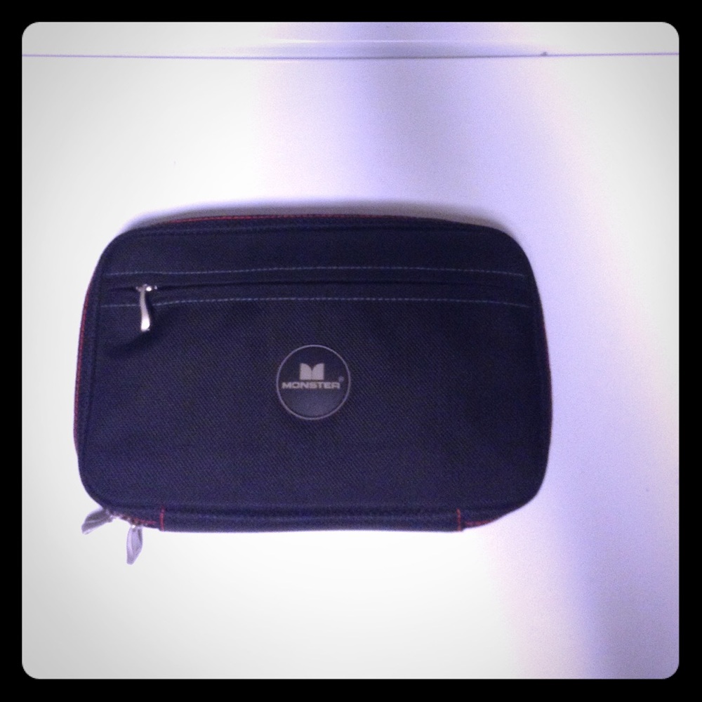 Monster iPod zipper case.