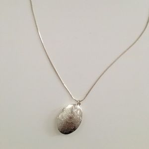 H&M Silver Locket Necklace