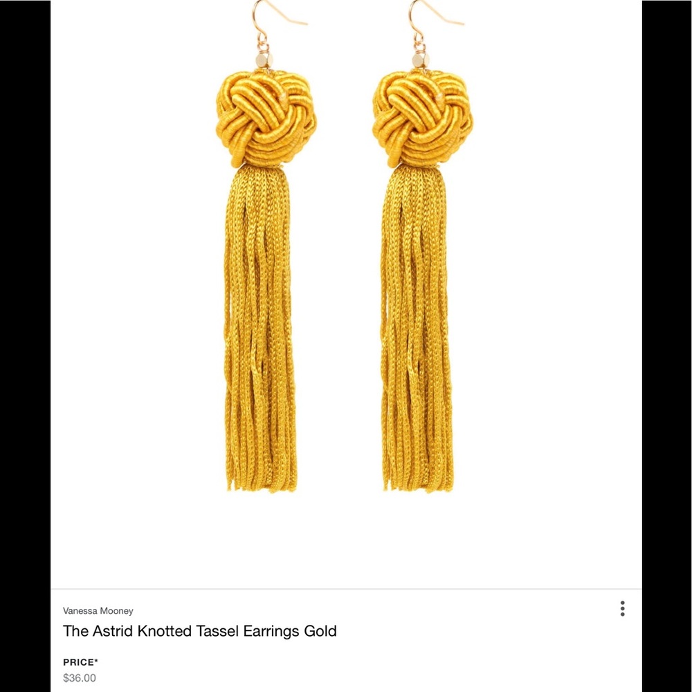 *FINAL PRICE* Beautiful Gold Tassel Earrings!