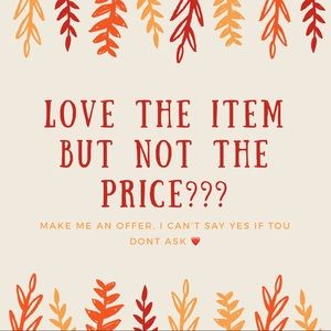β¨Make me an offer β¨