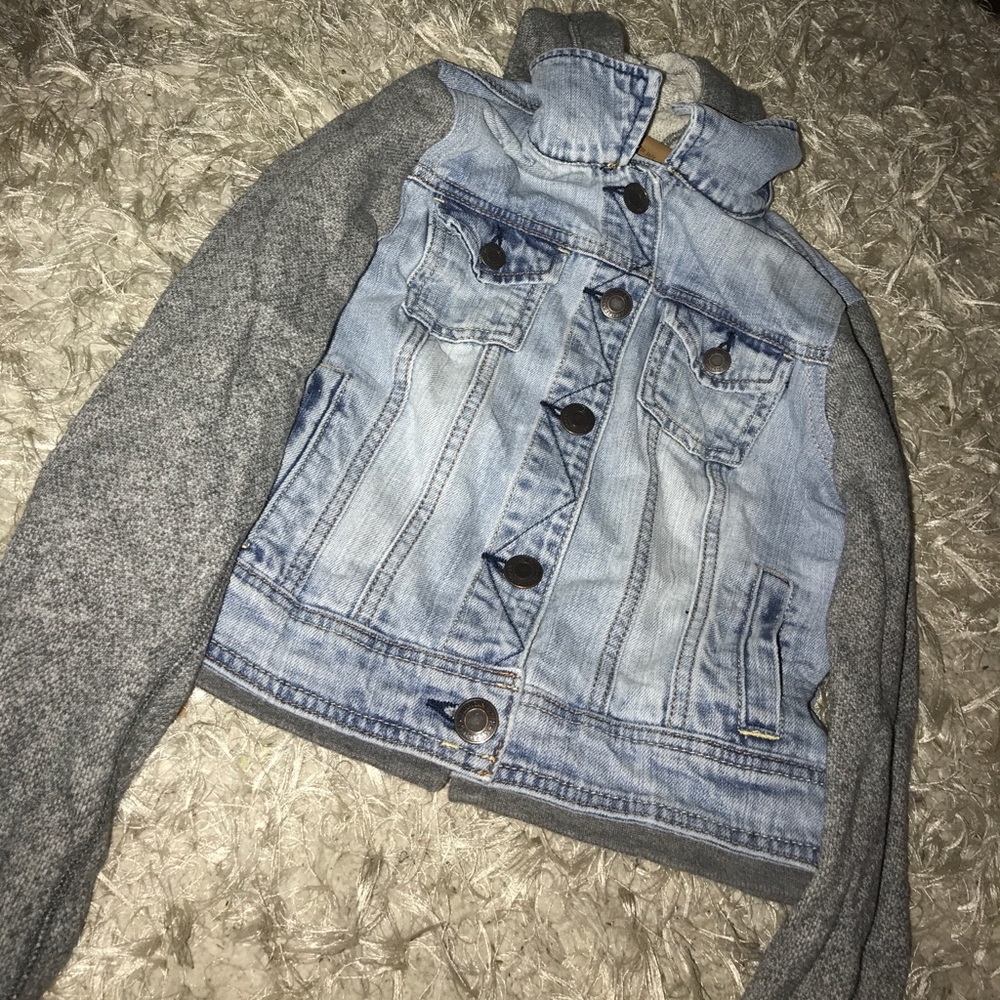 American Eagle denim jacket/hoodie!