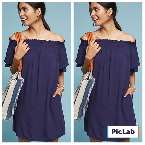 Anthropologie Palisades off the shoulder cover up - Picture 1 of 1