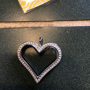 Origami Owl large heart locket