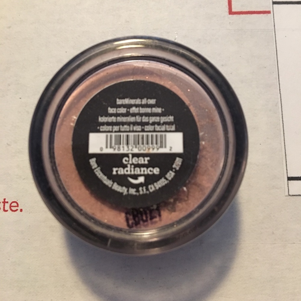 Bare minerals clear radiance