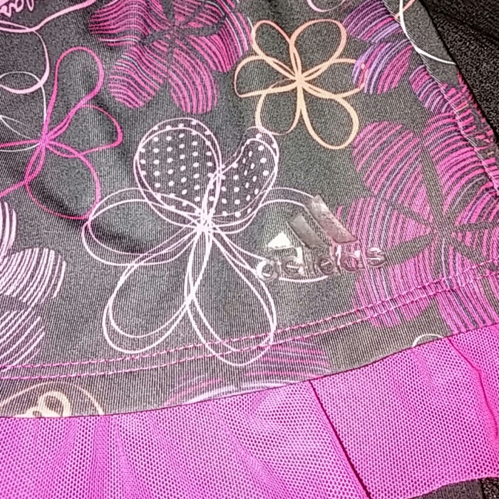 Adidas girls skirt with long pants attached