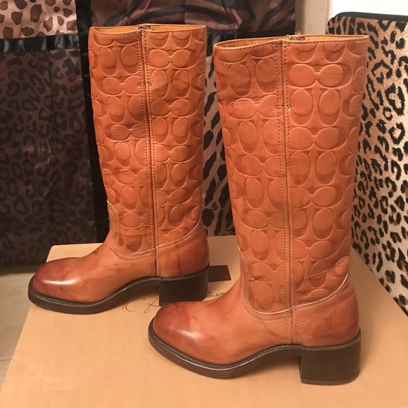 frye coach boots