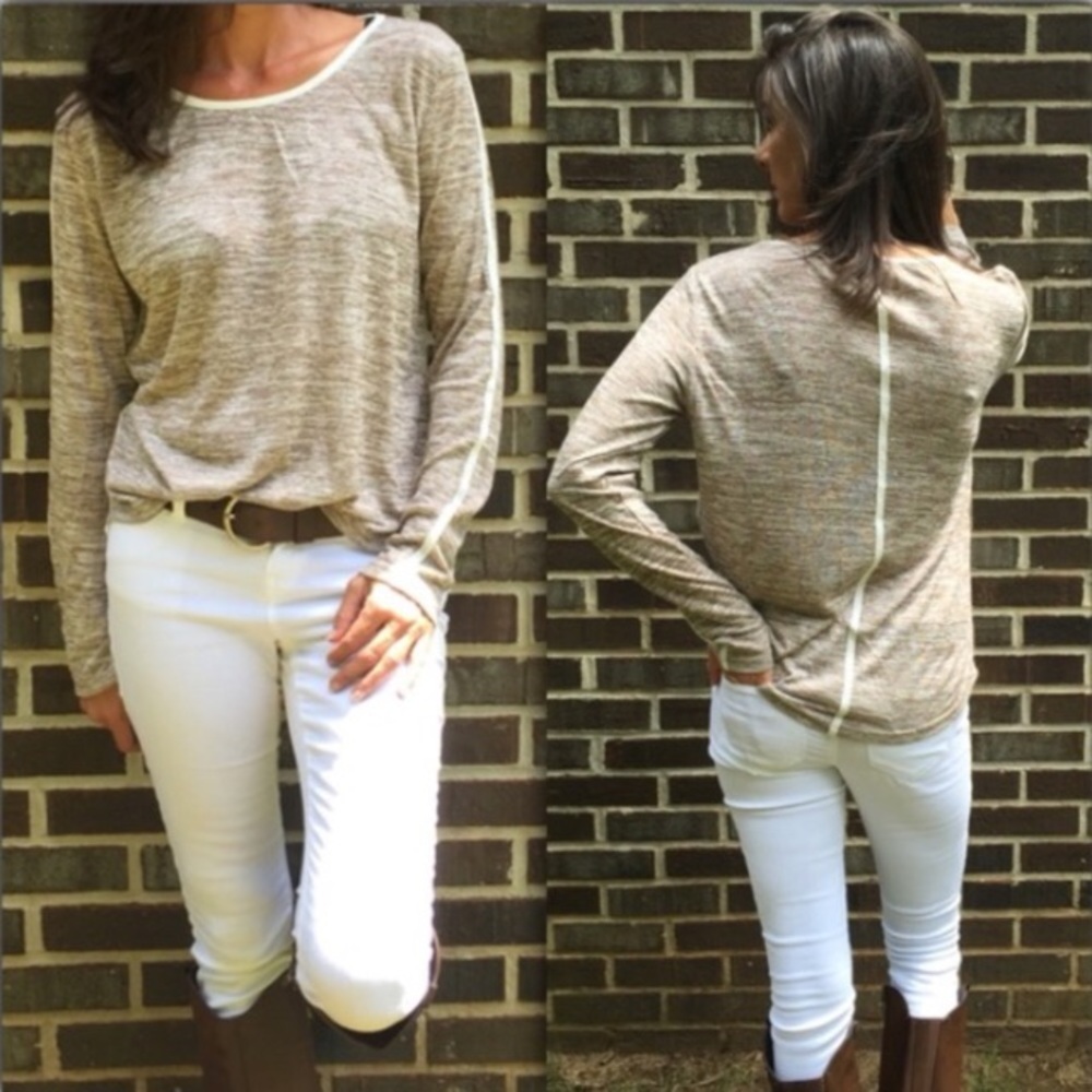 Brown Flecked Pullover - Picture 5 of 6