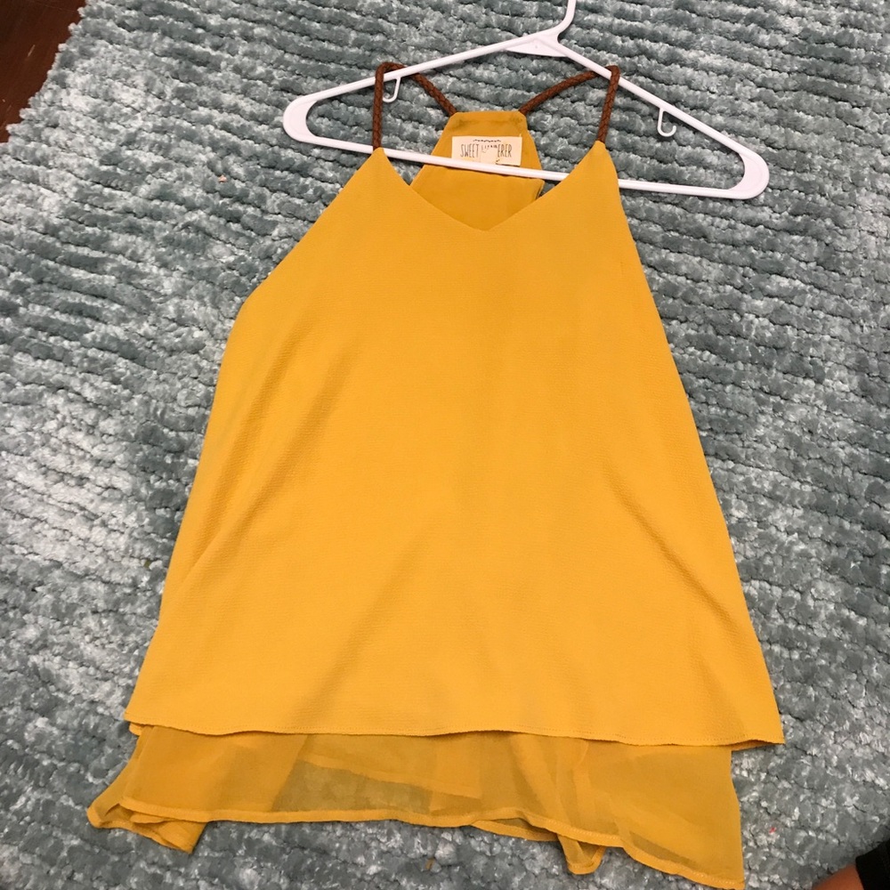 YELLOW TANK TOP