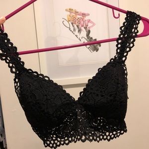 Aerie Black Bralette- never worn w/tag!