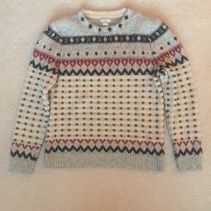 J. Crew Fair Isle Sweater