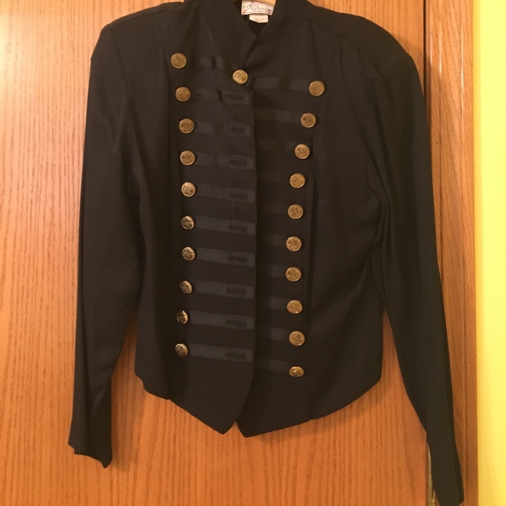 Black military jacket