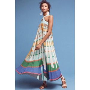 NWT anthropologie abstraction maxi dress