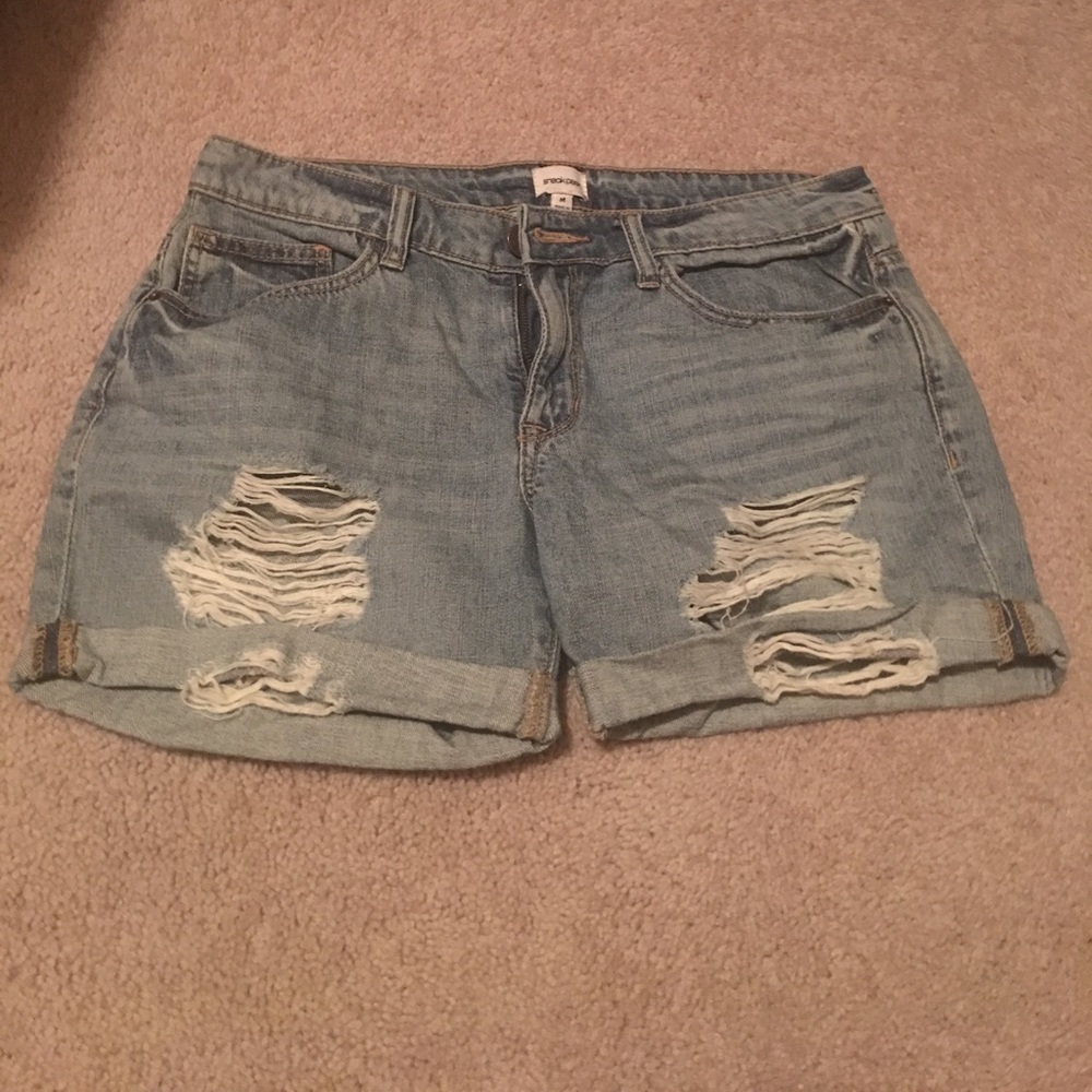 Destroyed Boyfriend Shorts