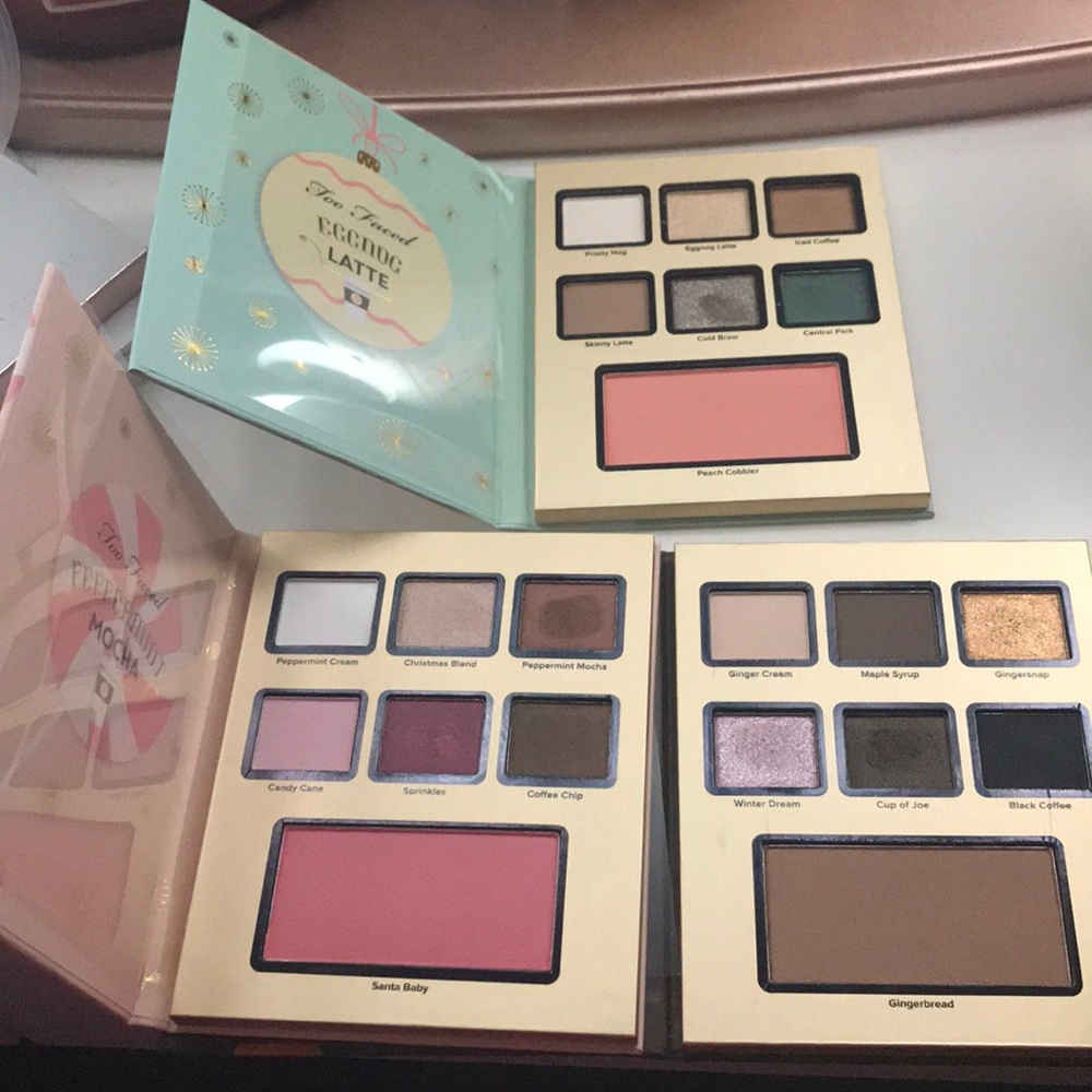Too Faced Holiday Palettes! Bought in Sephora